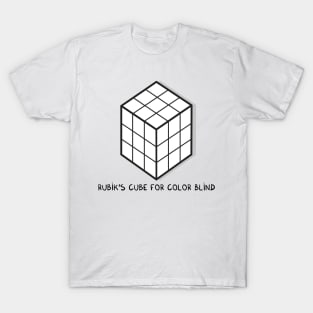 Rubik's cube for color blind T-Shirt